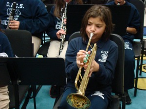 Joselyn is the #1 trumpeter at CICS!